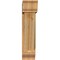 Ekena Millwork Traditional Traditional Rough Sawn Bracket w/ Offset Brace, Western Red Cedar, 8"W x 30"D x 34"H BKT0806X30X34TRA01RWR - alternate 3